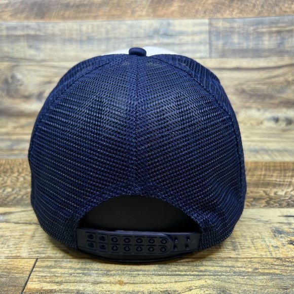 Monopoly Beauty Contest Mens Trucker Hat Navy Snapback Retro Logo Baseball Cap - Picture 5 of 8